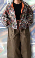 Veste légère motif cachemire reworked