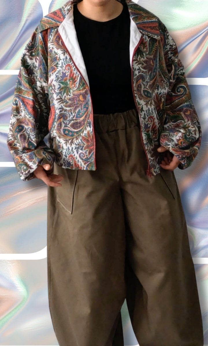 Veste légère motif cachemire