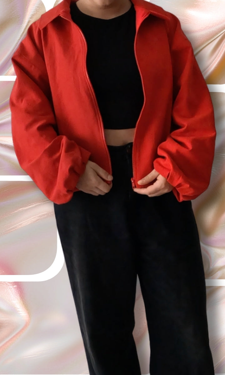 Veste légère rouge