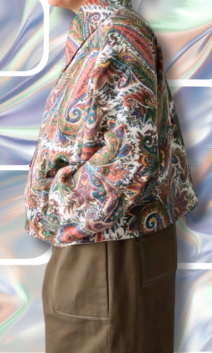 Veste légère motif cachemire