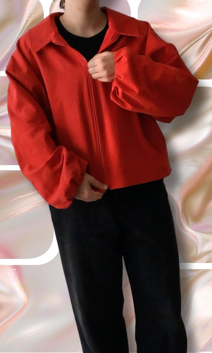 Veste légère rouge